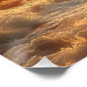 Amanecer Cósmico en el Mar Poster (Ecke)