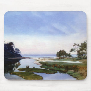 Amanecer en la ría/Sunrise an der Mündung Mousepad