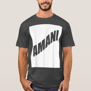 Amani Family Wiedersehen Nachname Team Funny Custo T-Shirt