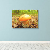 Amanita Caesarea Pilz Canvas Print Leinwanddruck (Insitu (Holzboden))