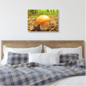 Amanita Caesarea Pilz Canvas Print Leinwanddruck (Insitu (Schlafzimmer))