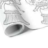 Amanita Geschenkpapier (Rolleneckpunkt)