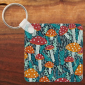 Amanita Magic Mushrooms Fun Fungi CUSTOMIZE IT Schlüsselanhänger (Vorderseite)