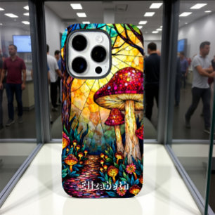 Amanita Muscaria Bleiglaswald iPhone 16 Pro Hülle