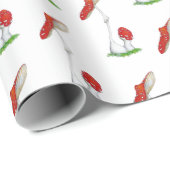 Amanita muscaria geschenkpapier (Rolleneckpunkt)