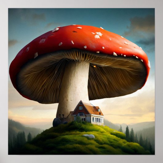 Amanita Muscaria Homestead Poster (Vorne)