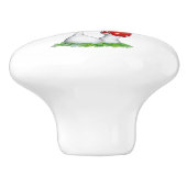 Amanita muscaria keramikknauf (Seitenansicht)