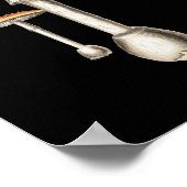 Amanita Muscaria Pilz Botanische Natur Fungi Poster (Ecke)