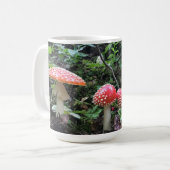 Amanita Muscaria Pilze - 15 oz. Mug Kaffeetasse (Vorderseite Links)