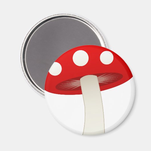 Amanita Muscaria Pilzsaal Liebe Magnet (Vorderseite/Rückseite)