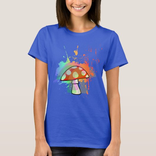 Amanita Muscaria Psychedelic Mushroom T - Shirt (Vorderseite)