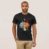 Amanita Muscaria Psychedelic Mushroom T-Shirt (Vorne ganz)