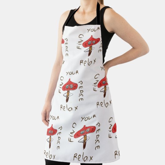 Amanita Mushroom Art Schürze (InSitu)