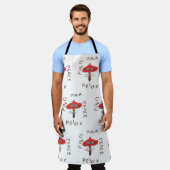 Amanita Mushroom Art Schürze (Getragen)