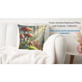 Amanita Mushroom Magic Forest Landschaft Fungi Fleecedecke