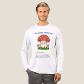 Amanita Mushroom Tri-Blend Shirt (Vorderseite komplett)