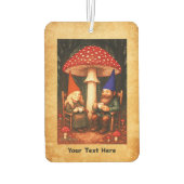 Amanita Mushroom und Gnomes Autolufterfrischer (Rückseite)