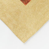 Amanita Mushroom und Gnomes Fleecedecke (Ecke)