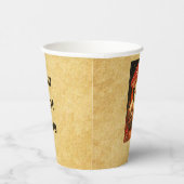 Amanita Mushroom und Gnomes Pappbecher (Rechts)