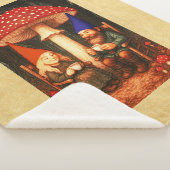 Amanita Mushroom und Gnomes Sherpadecke (3/4)