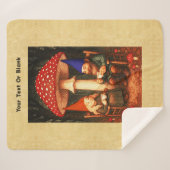 Amanita Mushroom und Gnomes Sherpadecke (Vorderseite (Horizontal))