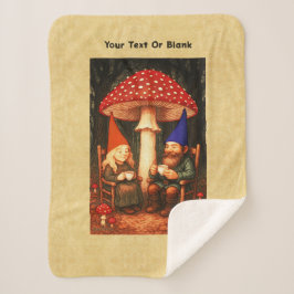 Amanita Mushroom und Gnomes Sherpadecke