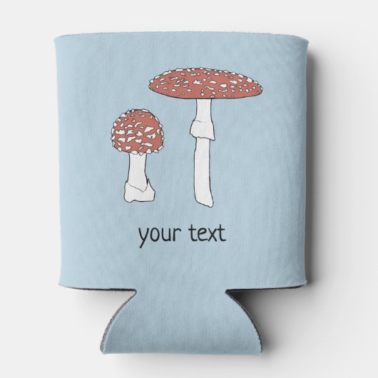 Amanita Pilze Fun Fungi CUSTOMIZE IT Dosenkühler (Rückseite)