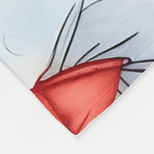 Amano Shrimp Wasserfarbiges Muster Fleecedecke (Ecke)