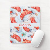 Amano Shrimp Wasserfarbiges Muster Mousepad (Mit Mouse)