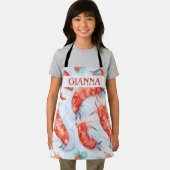 Amano Shrimp Wasserfarbiges Muster Schürze (Insitu)