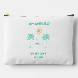 Amanpulo Private Island Retro Chic Zubehörtasche