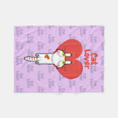 Amante de los gatos fleecedecke (Vorderseite (Horizontal))