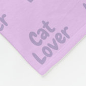 Amante de los gatos fleecedecke (Ecke)
