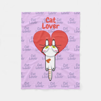 Amante de los gatos fleecedecke