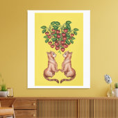 Amantes de frutillas leinwanddruck (Insitu (Wohnzimmer))