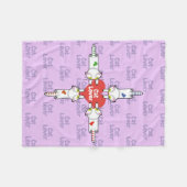 Amantes de los gatitos fleecedecke (Vorderseite (Horizontal))