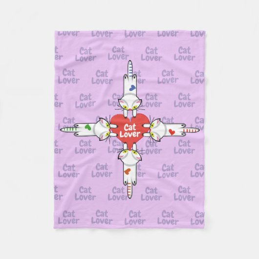 Amantes de los gatitos fleecedecke (Vorderseite)