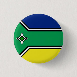 Amapá, brasilianischer Staatsflaggenknopf Button