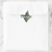 Amapa Runder Aufkleber (Tasche)