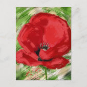 Amapola Postkarte (Vorderseite)