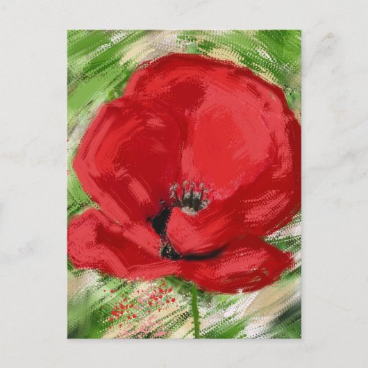 Amapola Postkarte (Vorderseite)