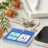 Amar-Schlüsselring Schlüsselanhänger (Vorderseite rechts)