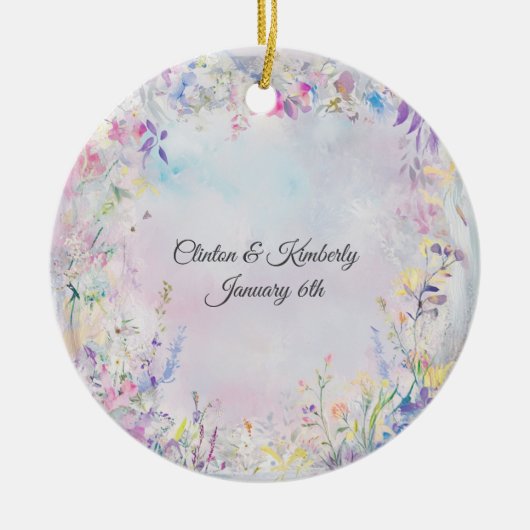 Amara Customizable Keramik Ornament (Vorne)