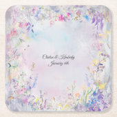 Amara Customizable Square Paper Untersetzer (Vorderseite)