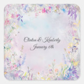 Amara Customizable Square Sticker (Vorderseite)