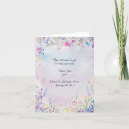 Amara individuell anpassbare Dankeschön Note Card