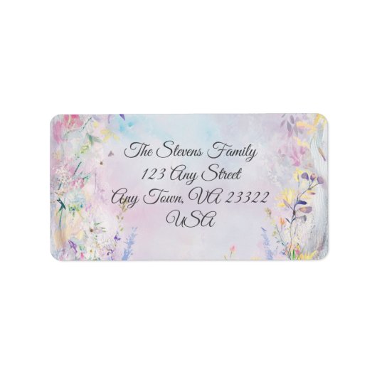 Amara-Rücksendeadresse Adressaufkleber (Vorne)