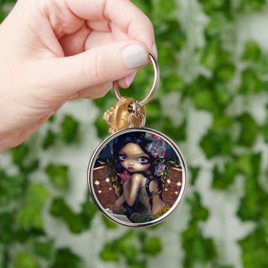 "Amara und das Buch-" Schlüsselanhänger (Hand)