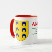 Amaral Familien-Wappen Tasse (Vorderseite Links)