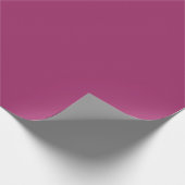 Amarant (M&P) (Vollfarbe) Geschenkpapier (Ecke)